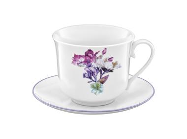 Zdjęcie: Filiżanka ze spodkiem Garden 450 ml bratek AMBITION