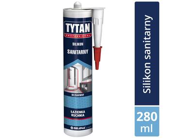 Zdjęcie: Silikon Sanitarny bezbarwny 280 ml TYTAN PROFESSIONAL