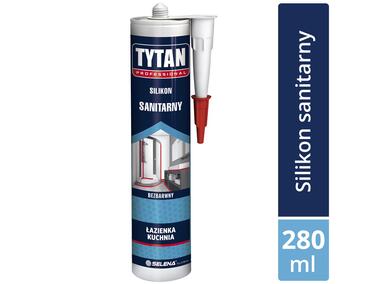 Zdjęcie: Silikon Sanitarny bezbarwny 280 ml TYTAN PROFESSIONAL