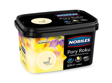 Zdjęcie: Farba lateksowa Pory Roku 2,5 L lato piaskowe NOBILES