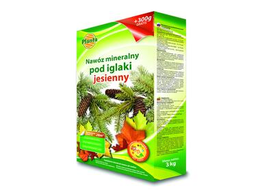 Zdjęcie: Nawóz pod iglaki 3 kg jesienny + 300 g gratis PLANTA