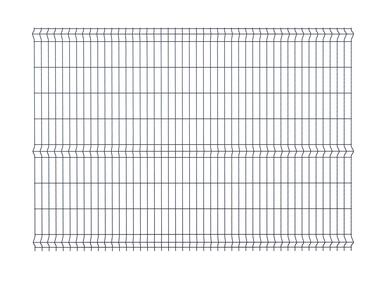 Panel 3D 173x250cm ocynk + RAL 7016 WIŚNIOWSKI