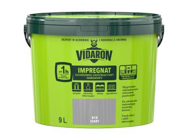 Zdjęcie: Impregnat ochronno- dekoracyjny 9 L szary VIDARON