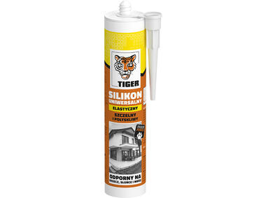 Zdjęcie: Silikon uniwersalny biały 260 ml TIGER