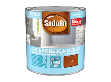 Zdjęcie: Lakierobejca do drewna Dekor 2,5 L tek SADOLIN
