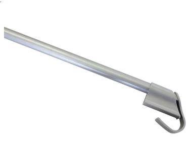 Zdjęcie: Pręt do zazdrostki 10/12 mm 45-75 srebrny GARDINIA