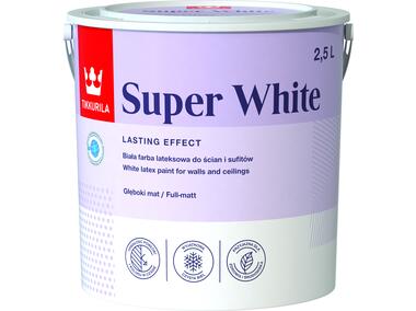 Farba lateksowa Super White 2,5 L TIKKURILA