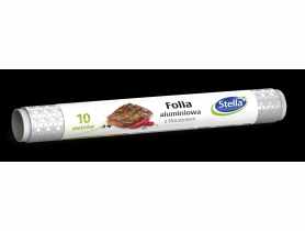 Folia aluminiowa z tłoczeniem 10 m rolka STELLA