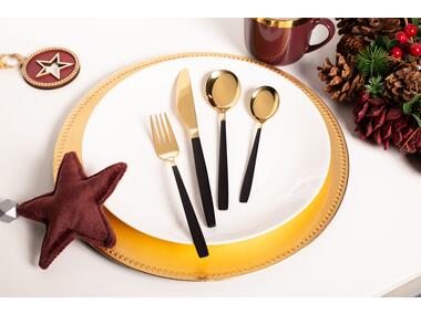 Zdjęcie: Komplet sztućcy 24 szt. Noble Gold ALTOMDESIGN
