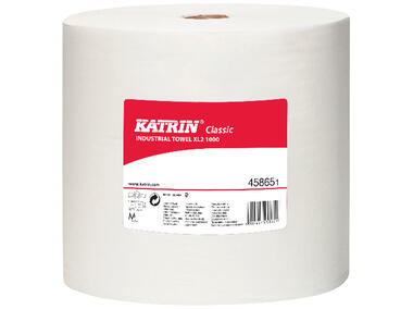 Zdjęcie: Czyściwo przemysłowe ręcznik biały XL 260 m KATRIN
