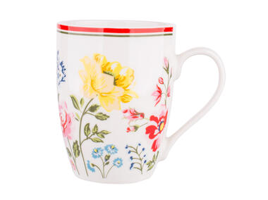 Zdjęcie: Kubek Garden Flowers baryłka 300 ml dekoracja II ALTOMDESIGN