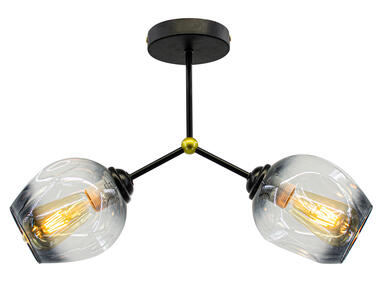 Zdjęcie: Lampa sufitowa Giro 1094/2 black ELEM