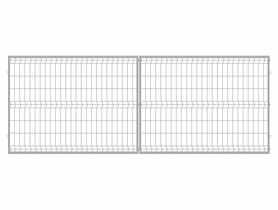 Brama dwuskrzydłowa 3D 4x1,7 m ocynk  POLBRAM