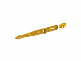 Zawias z zamknięciem bramkowy pasowy 20x9,5x3,5 cm ZZB 200 DMX