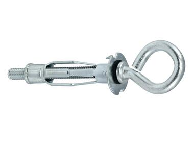 Zdjęcie: Kołek stalowy Molly z hakiem prostym MHO 4x32 mm  - 100 szt. WKRĘT-MET