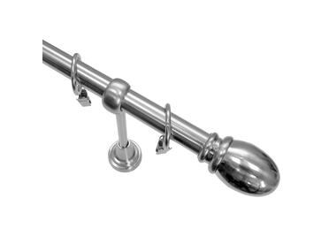 Zdjęcie: Karnisz pojedynczy Par 19 mm - 200 cm nikiel GARDINIA