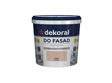 Zdjęcie: Farba fasadowa brąz kawowy 1 L Polinit DEKORAL
