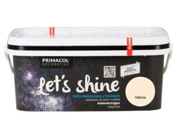 Zdjęcie: Farba Lets Shine 2 L Vienna PRIMACOL DECORATIVE