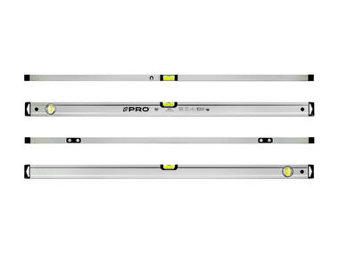 Zdjęcie: Poziomnica PRO600 anodowana srebrna z magnesami 100 cm PRO