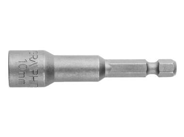 Zdjęcie: Nasadka magnetyczna 10 x 65 mm, trzpień 1/4" GRAPHITE