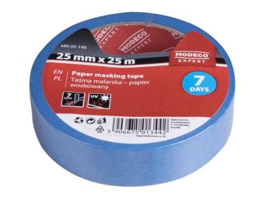 Zdjęcie: Taśma maskująca niebieska 38 mm - 25 m uv protect MODECO EXPERT