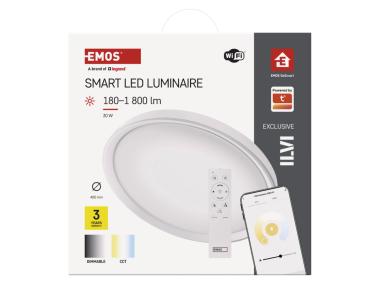 Zdjęcie: Oprawa LED do wbudowania, okrągła, 30W, RGB, ściemnialna, Wi-Fi EMOS