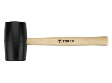 Zdjęcie: Młotek gumowy 58 mm/450 g, trzonek drewniany TOPEX