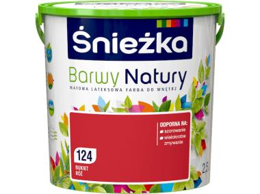Zdjęcie: Farba Barwy Natury bukiet róż 124 2,5L ŚNIEŻKA