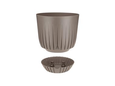 Zdjęcie: Doniczka Britta 3 21 cm 36614 taupe GALICJA
