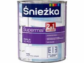 Emalia Supermal Emalia do PCV biały 0,75L ŚNIEŻKA