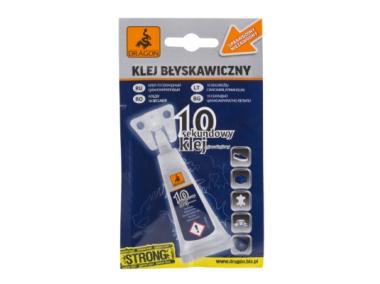 Zdjęcie: Klej szybkoschnący 10-sekundowy cyjanoakrylowy 2 g DRAGON