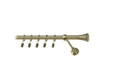 Zdjęcie: Karnisz pojedynczy Zeus 19 mm - 240 cm monaco złoto KARWEL