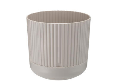 Zdjęcie: Doniczka z podstawką Nostalgia 18 cm 29403 beż VERDENIA