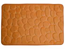 Dywanik łazienkowy Rimini 60x95 cm pomarańczowy DUSCHY
