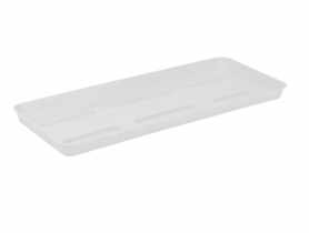 Podstawka prostokątna 40 cm biała VERDENIA