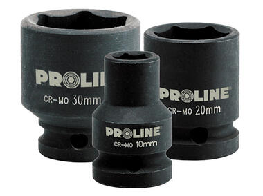 Zdjęcie: Nasadka udarowa 6-kątna Cr-Mo 3/4 - 27 mm z zawieszką PROLINE