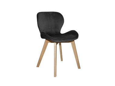 Zdjęcie: Krzesło tapicerowane Gaston czarne TS INTERIOR
