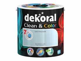 Farba satynowa Clean&Color 2,5 L słodka łza DEKORAL