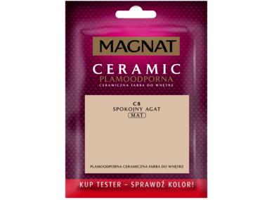 Zdjęcie: Farba Ceramic tester koloru spokojny agat C8 30ml MAGNAT