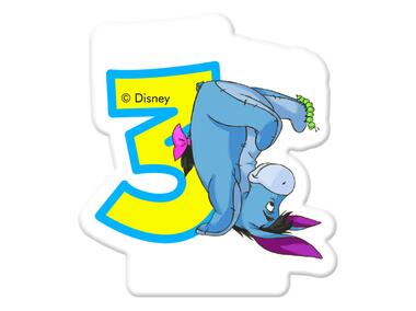 Zdjęcie: Świeczka urodzinowa Winnie Party Favors 3 DISNEY