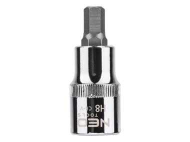 Zdjęcie: Końcówka sześciokątna na nasadce 1/2", H8 x 55 mm NEO