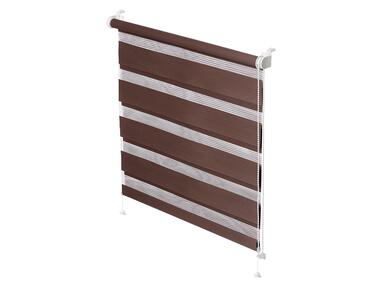 Zdjęcie: Roleta mini Zebra 725 brąz 73,5x215 cm GARDINIA
