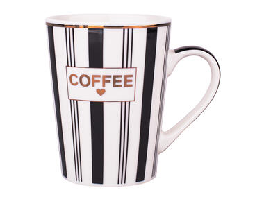 Zdjęcie: Kubek stożek wysoki nbc 450 ml dekoracja modern Coffee iii ALTOMDESIGN