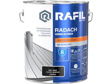 Zdjęcie: Farba na dach Radach czarny RAL9005 10L RAFIL