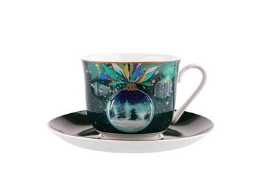 Zdjęcie: Filiżanka Mystery Jumbo 400 ml ze spodkiem 16,5 cm ALTOMDESIGN