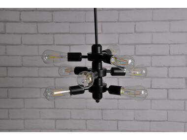 Zdjęcie: Lampa wisząca Orebro 9xE27 czarna IL MIO