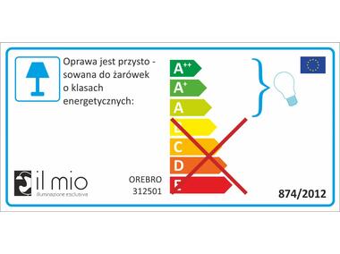 Zdjęcie: Lampa wisząca Orebro 9xE27 czarna IL MIO