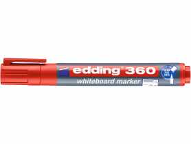 Marker Edding 360 do tablic suchościeralnych czerwony DMS