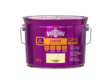Zdjęcie: Lakier zewnętrzny bezbarwny 2,5L VIDARON