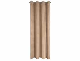 Zasłona gotowa Melanie 140x250 cm ciemnobeżowy EUROFIRANY